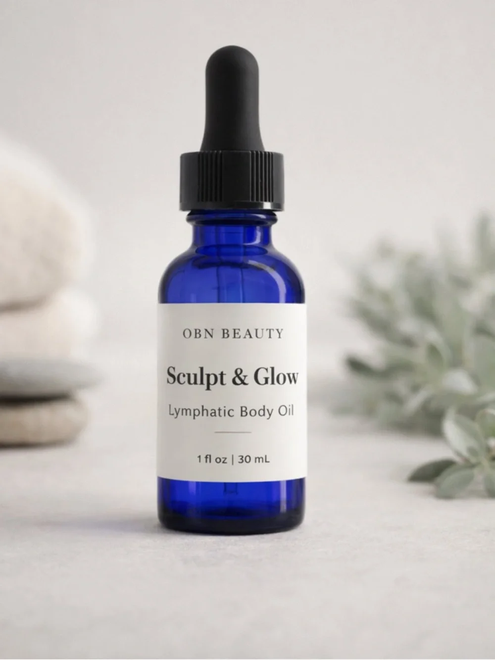 Brush & Sculpt- Lymphatic Face & Body Oil And Brush Set – Handmade Vegan - Picture 3 of 6